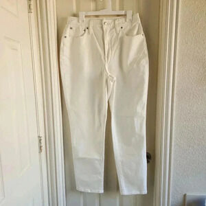Madewell White The Curvy Perfect Vintage Jean Women's Size 31 Tall